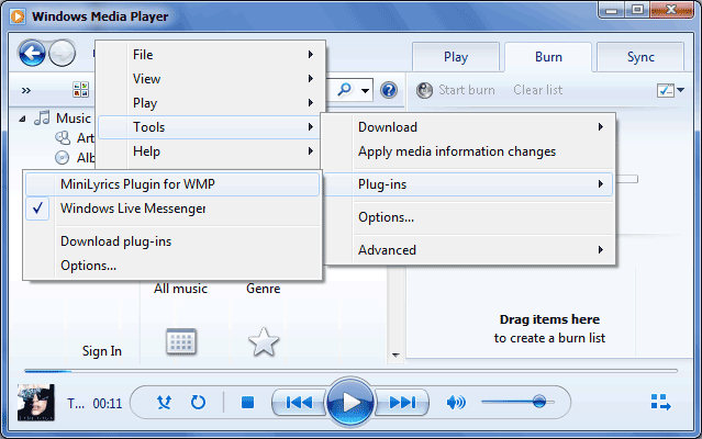 where can i download visualizations for media player