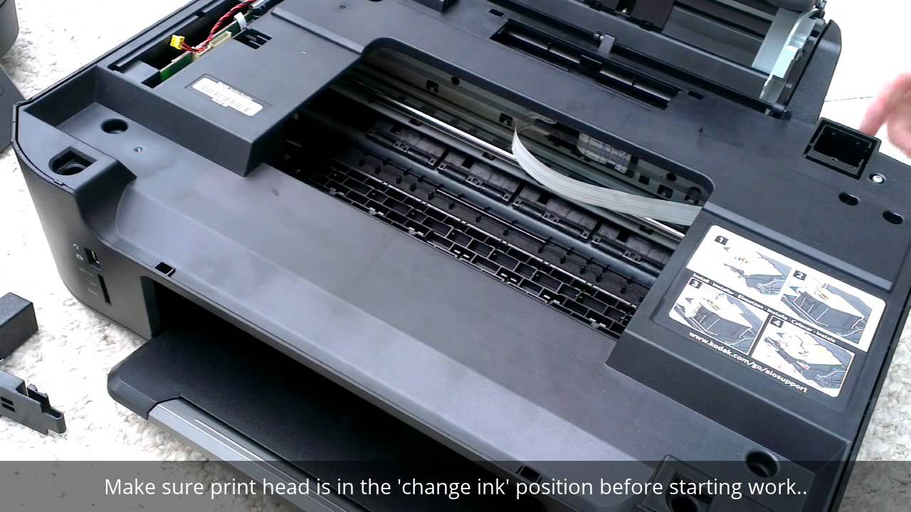 how to fix a paper jam for kodak esp office 2150 printer